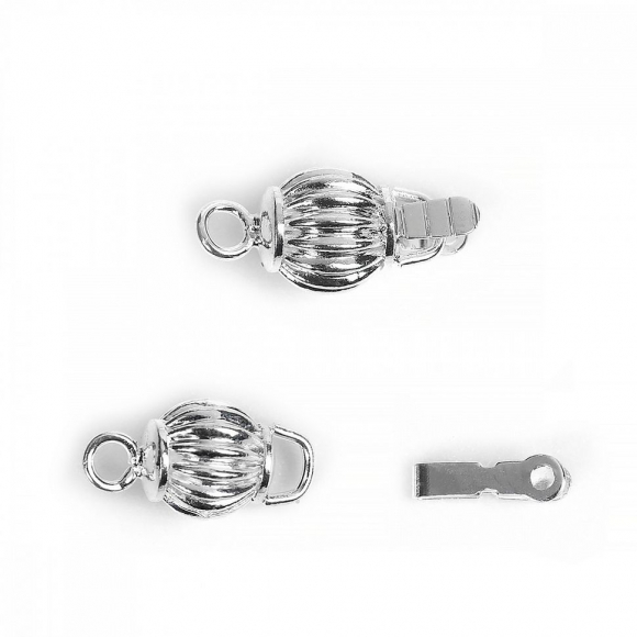 Застежка MAGIC 4 HOBBY арт.MH.111922-2 цв. серебро 16х8 мм уп.10шт Застежка MAGIC 4 HOBBY арт.MH.111922-2 цв. серебро 16х8 мм уп.10шт