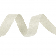 Тесьма киперная 13 мм хлопок 1,8г/см арт.12.2С-253К.13.003 цв.белый уп.50м