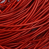 Канитель мягкая, гладкая арт.KAN/MD0,7-10 глянец, цв.красный уп.100 г