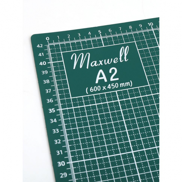 Коврик раскройный для пэчворка 3мм 45*60см (A2) Maxwell premium двухсторонний трёхслойный
