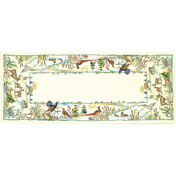 Набор для вышивания EVA ROSENSTAND арт.23-014 Дорожка Охота 34х88 см