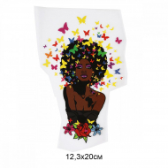 Термотрансфер арт.TBY.1267 Девушка 12,3х20см, уп.10шт