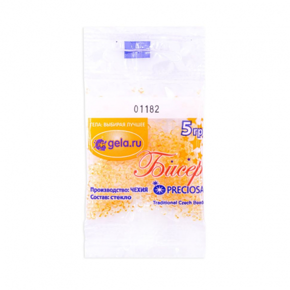 Бисер №10, 5 г., цвет 01182