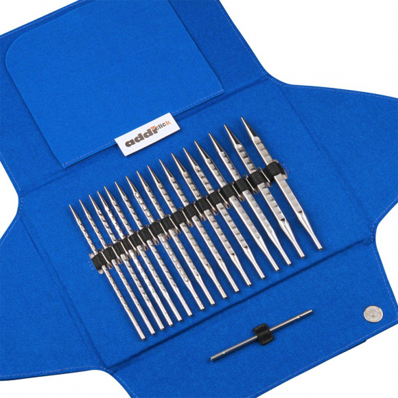 160868_Набор круговых длинных спиц со сменными лесками addiClick Novel LACE Long Tips 160868_Набор круговых длинных спиц со сменными лесками addiClick Novel LACE Long Tips