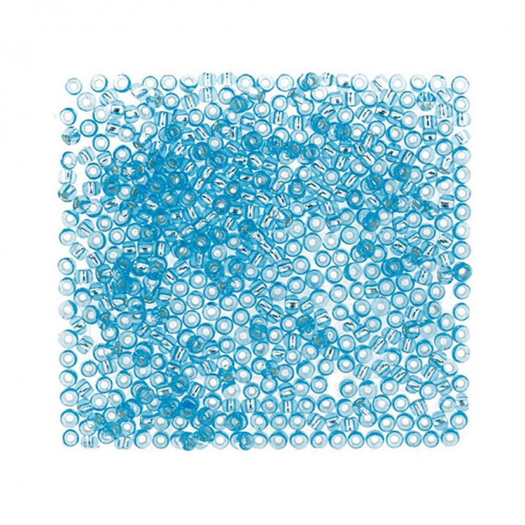 Бисер Япония "TOHO" 11/0  круглый 2  2.2 мм 5 х 5 г №0023 св.голубой