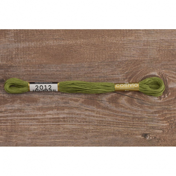 Мулине COSMO однотонный цвет 2012