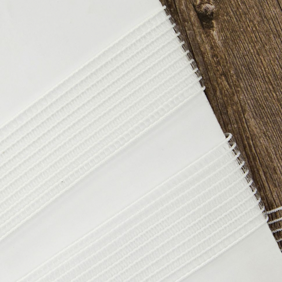 113076_Резинка поясная решетчатая, 28 мм, цвет белый