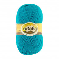 Пряжа ADELIA RACHEL (90% шерсть, 10% полиэстер) 5х100г/400м цв.24 бирюзовый