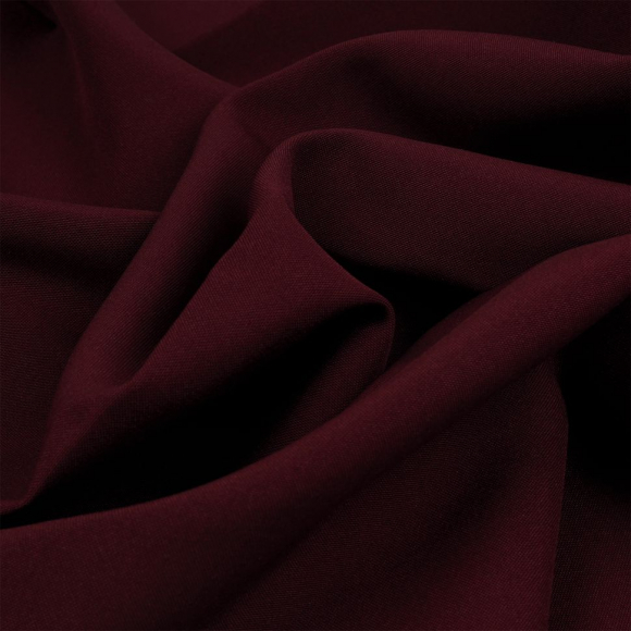 Ткань Габардин кач-во Фухуа 180 г/м? 100% полиэстер шир.150 см арт.TBY.Gbf.24102.8 цв.08 бордовый рул.25м