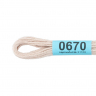 Нитки для вышивания Gamma мулине (0207-0819) 100% хлопок 24 x 8 м цв.0670 св.розово-серый