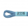 Нитки для вышивания Gamma мулине (3071-3172) 100% хлопок 24 x 8 м цв.3116 голубой