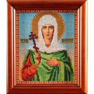 Набор для вышивания бисером КРОШЕ арт. В-308 Св.Антонина 12x14,5 см