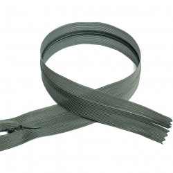 Молния MaxZipper пласт. потайная №3 20см н/р цв.F320 серый уп.50шт