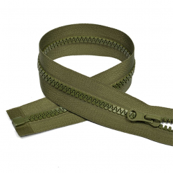 Молния MaxZipper трактор №5 1 замок усил.зв., 85см, цв.F327 оливковый уп.50шт