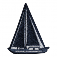 Термоаппликация "Парусник темно-синий"