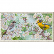 Рисунок на ткани (Бисер) КОНЁК арт. 1272 Весенний щербет 25х45 см