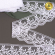 Кружево на сетке KRUZHEVO арт.TBY.40474 шир.85мм цв.01 белый уп.13,7м