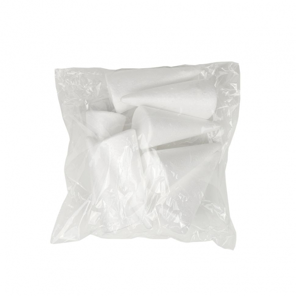 Конус пенопласт h150мм D65мм гладкий MAGIC 4 HOBBY уп.10шт