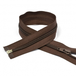 Молния MaxZipper пласт. спираль №5-N 65см цв.F304 т.коричневый уп.50шт