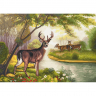 Алмазная мозаика Ah5412 Лесная сказка 50х70