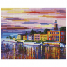 Набор Белоснежка для изготовления картин со стразами на подрамнике арт.БЛ.541-ST-S Озеро Комо - Белладжио 20х25 см