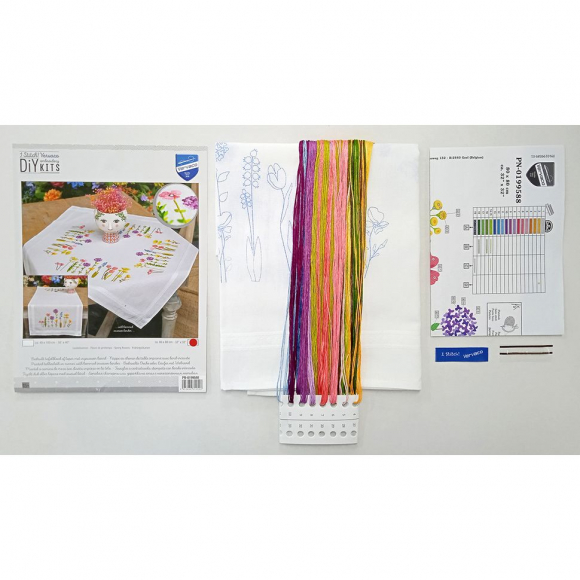 188199_Набор для вышивания скатерти "Весенние цветы"