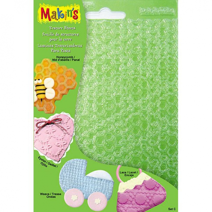 Makins Набор текстурных листов (4 шт.) - Комплект С арт. 38003
