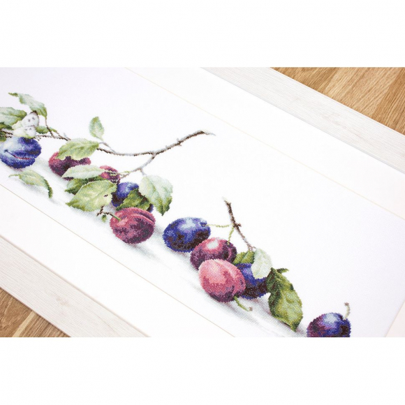 Набор для вышивания LUCA-S арт. B2257 Сливы 57,5х18 см