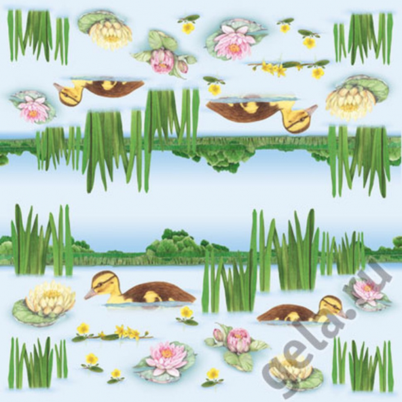 57226_Салфетка рисовая "Уточки"