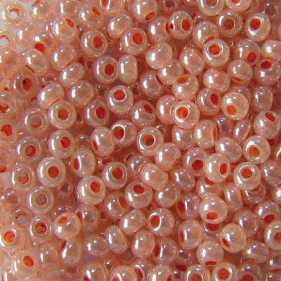 Бисер Preciosa №10, 5 г., цвет №37389 светло-персиковый жемчужный