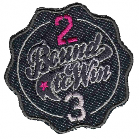Термоаппликация HKM "Button Bound to win, pinke 2"
