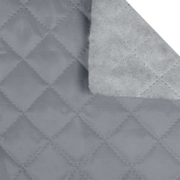 Термостежка Подкладка арт.РАД.61199 170Т № 0114/0288 рис.№5 клетка 3,5см цв.серый Синтепон 100г/м? шир.150см рул.50м