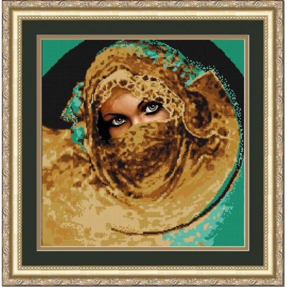 Рисунок на ткани (Бисер) КОНЁК арт. 9690 Восточная красавица 40х40 см