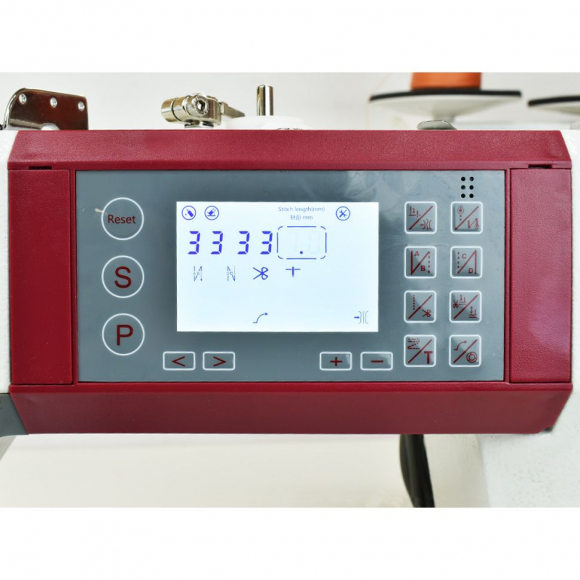 Прямострочная промышленная швейная машина Aurora A-8E (Дизайнерские строчки, два подвижных ножа, закрытая смазка)