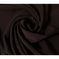 Ткань Креп 150 г кв.м 95% полиэстер, 5% спандекс шир.150 см арт.Р.11384.02 цв.02 венге уп.25м