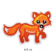Термоаппликации арт.TBY-2203 Лиса 6х5см, уп.10шт