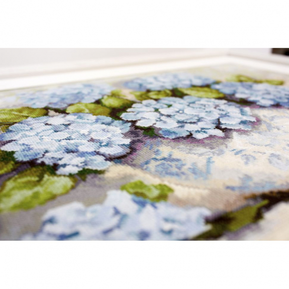 Набор для вышивания LUCA-S арт. BA2328 Гортензии 43,5х35 см