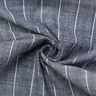 Ткань Хлопок 105 г/м? 55% хлопок, 45% полиэстер шир.145 см арт.Р.19972.01 цв.01 синий уп.25м