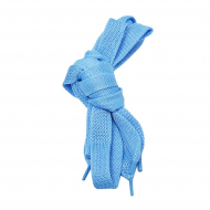 Шнурки плоские 14 мм 06с2341 длина 120 см, компл.2шт, цв.голубой