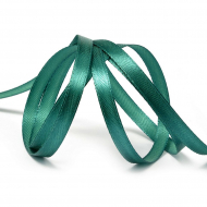 Лента атласная 6мм цв.3045 изумрудный IDEAL уп.27,4 м