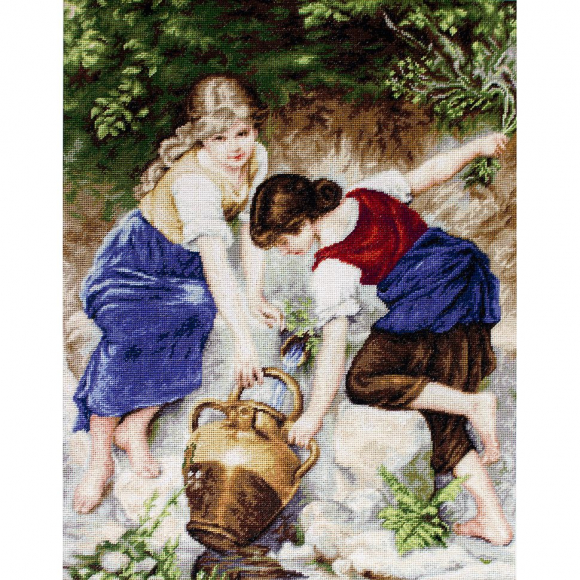 Набор для вышивания LUCA-S арт. B564 У фонтана 34х44 см Набор для вышивания LUCA-S арт. B564 У фонтана 34х44 см