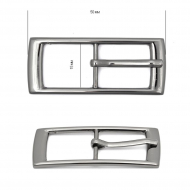 Пряжка металлическая TBY.1060 50х20мм, внутр. размер 15мм цв. т.никель уп. 10шт Пряжка металлическая TBY.1060 50х20мм, внутр. размер 15мм цв. т.никель уп. 10шт