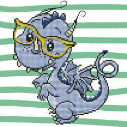 Кристальная мозаика на холсте ФРЕЯ арт.ALV-93 Ищу друга 30х30 см