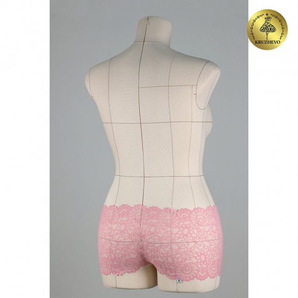 Кружево-стрейч KRUZHEVO арт.TBY.YSTL00839 шир.205мм цв.F134 нежно-розовый уп.25м