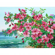 Набор для вышивания бисером ПАУТИНКА арт.Б-1305 В ожидании 38х28 см