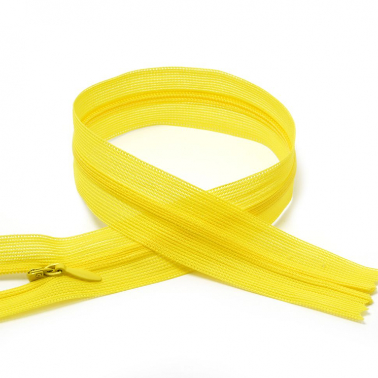 Молния MaxZipper пласт. потайная №3 20см н/р цв.F110 жёлтый уп.50шт