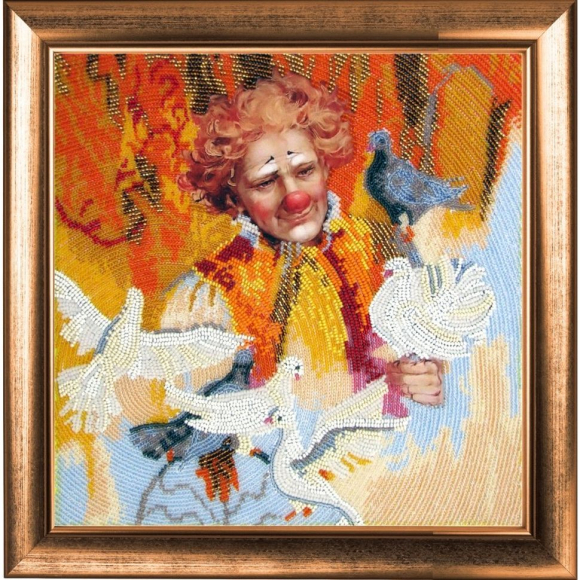 Рисунок на ткани BUTTERFLY арт. CA454 Голубка 26х27 см