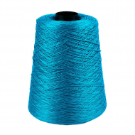 Нитки для вышивания Gamma мулине 100% хлопок 480 г ± 30 г цв.№0085 ярк.бирюзовый