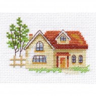 Набор для вышивания АЛИСА арт.0-152 Солнечный домик 9х6 см Набор для вышивания АЛИСА арт.0-152 Солнечный домик 9х6 см