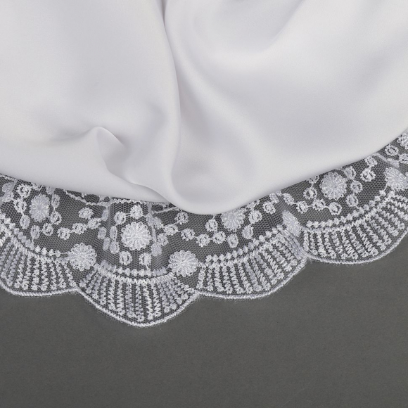 Кружево на жесткой сетке Exclusive арт.TBY J2052W-2 шир.55мм цв.01 белый уп.13,71м Кружево на жесткой сетке Exclusive арт.TBY J2052W-2 шир.55мм цв.01 белый уп.13,71м